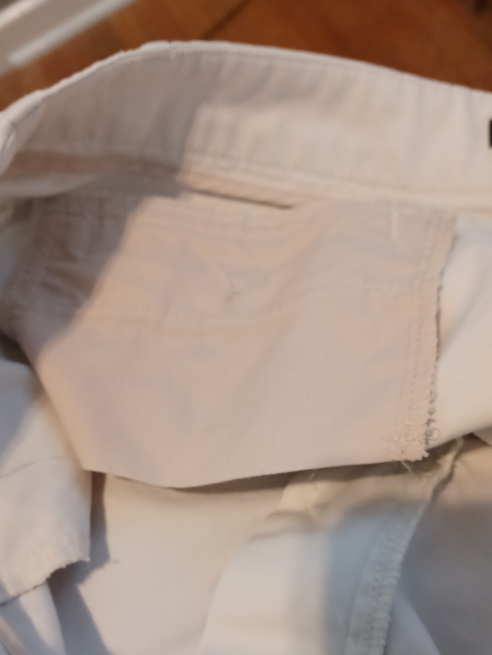Tribal Studio Bermuda Shorts Sz.12. Side Slits. Inseam Is 12". Cream Color. GUC! - Picture 4 of 7